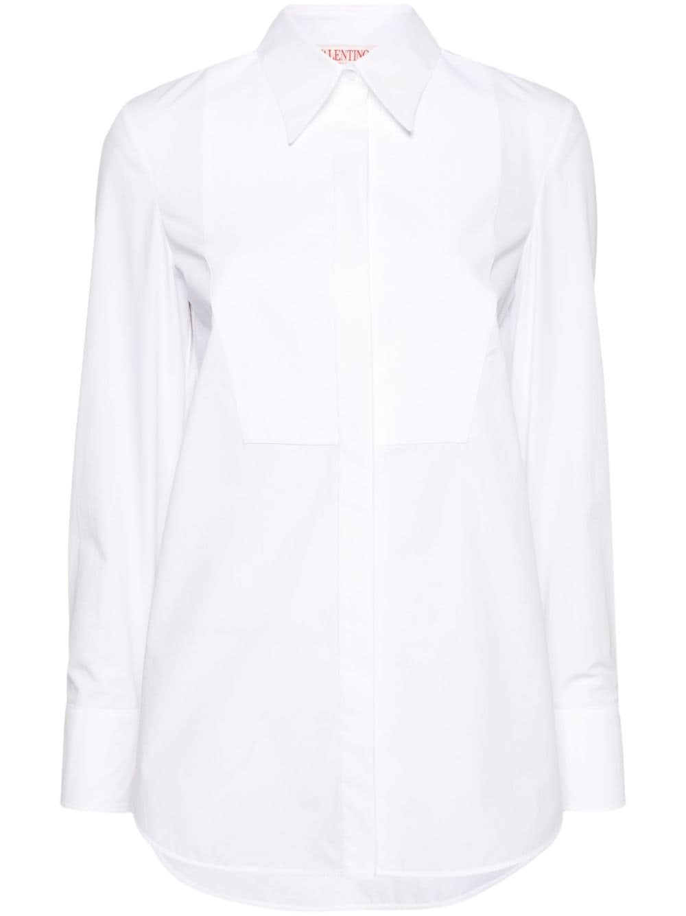 Valentino Garavani panelled-design cotton shirt - White von Valentino Garavani