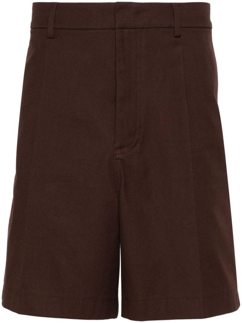 Valentino Garavani pressed-crease shorts - Brown von Valentino Garavani