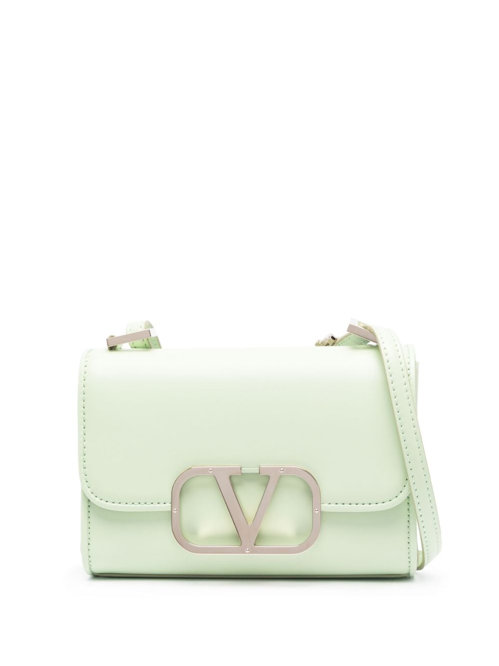 Valentino Garavani small VLogo Type shoulder bag - Green von Valentino Garavani