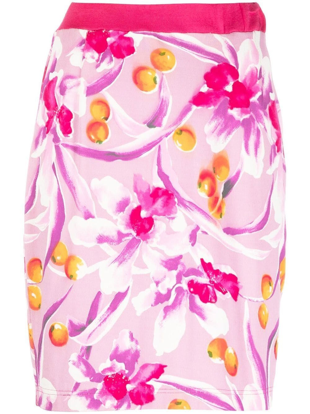 Valentino Garavani Pre-Owned 2000s floral print fitted skirt - Pink von Valentino Garavani Pre-Owned