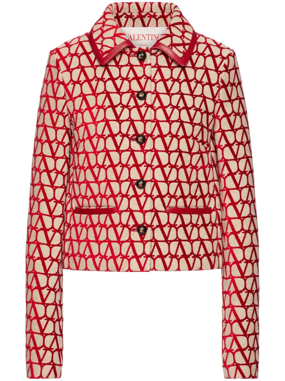 Valentino Garavani Toile Iconographe Light jacket - Red von Valentino Garavani