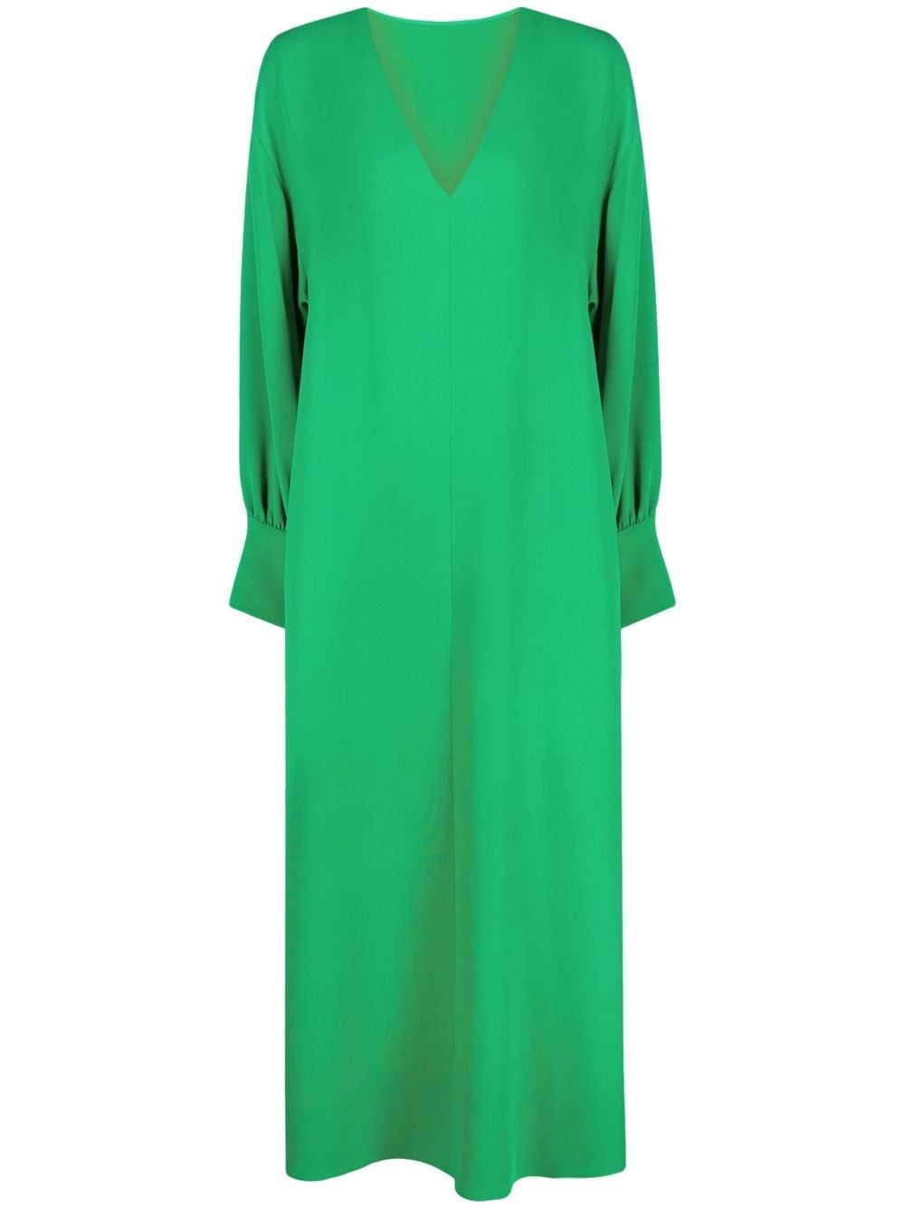 Valentino Garavani V-neck long-length dress - Green von Valentino Garavani