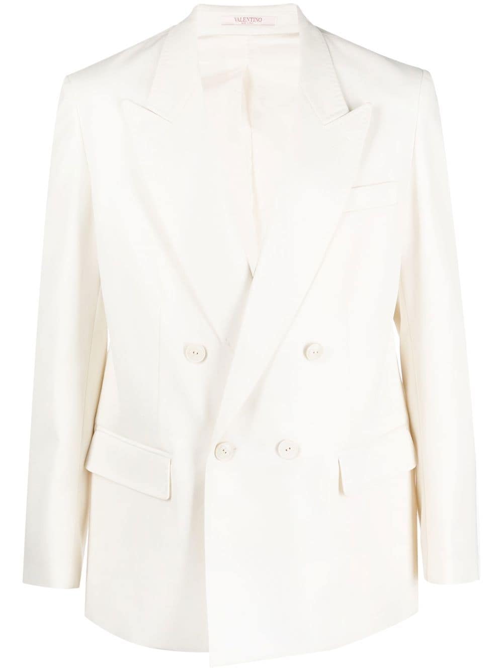 Valentino Garavani double-breasted blazer - Neutrals von Valentino Garavani