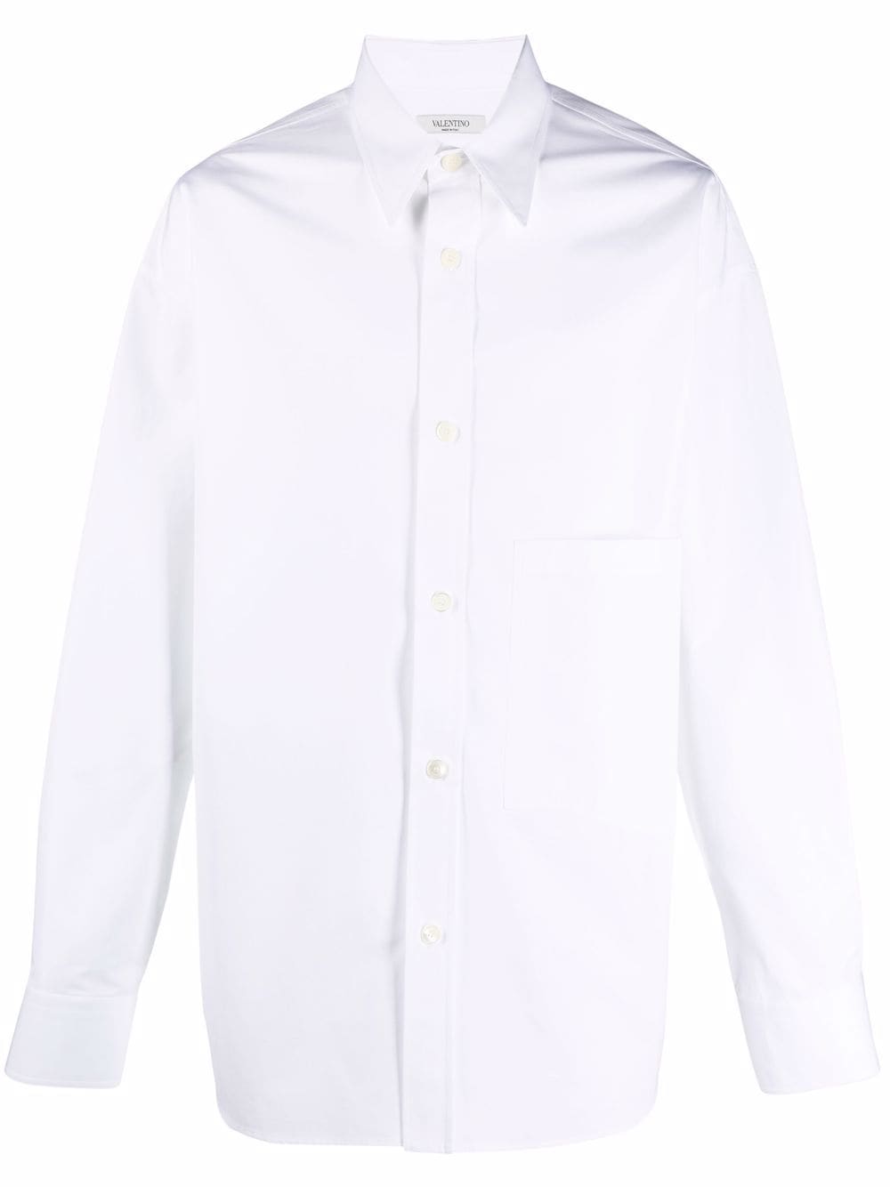 Valentino Garavani patch pocket shirt - White von Valentino Garavani