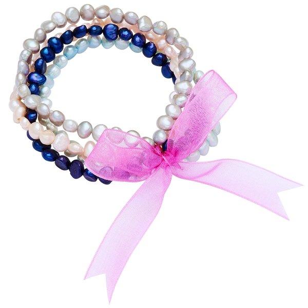 Perlen-armband Damen Multicolor 19cm von Valero Pearls