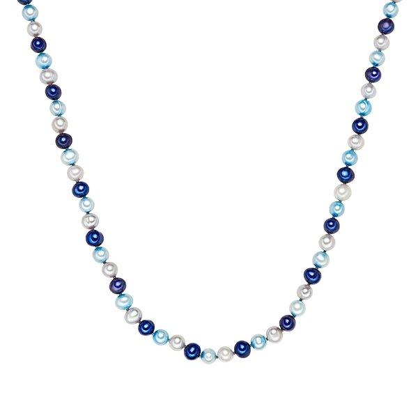 Perlen-kette Damen Multicolor 42cm von Valero Pearls