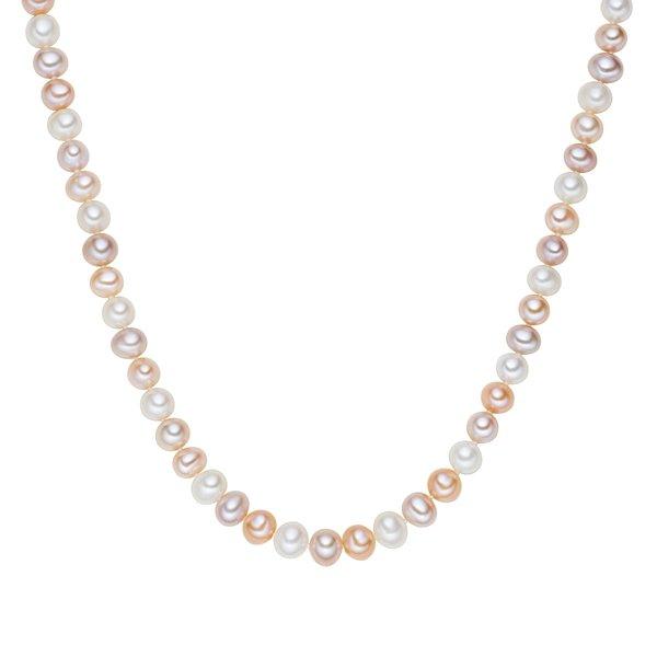 Perlen-kette Damen Multicolor 45cm von Valero Pearls
