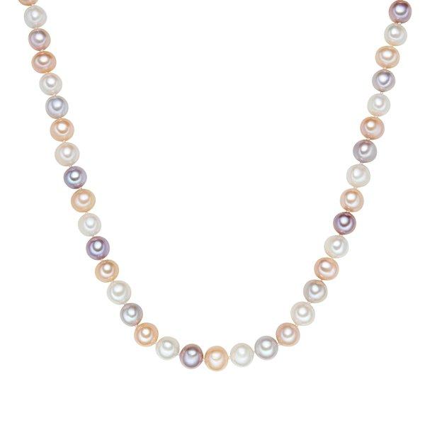 Perlen-kette Damen Multicolor 45cm von Valero Pearls