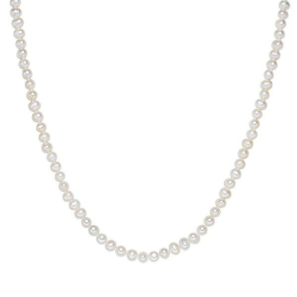 Perlen-kette Damen Weiss 120cm von Valero Pearls