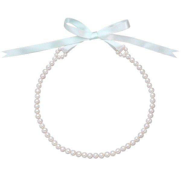 Perlen-kette Damen Weiss 45cm von Valero Pearls