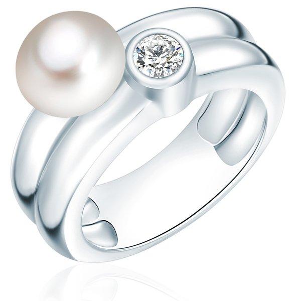 Perlen-ring Damen Silber 60 von Valero Pearls