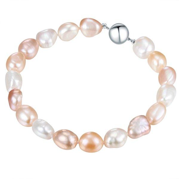 Perlen-armband Damen Multicolor 20cm von Valero Pearls