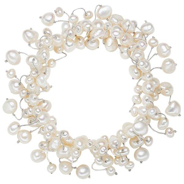 Perlen-armband Damen Weiss 19cm von Valero Pearls