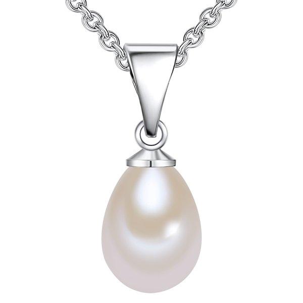 Perlen-kette Damen Silber 42cm von Valero Pearls