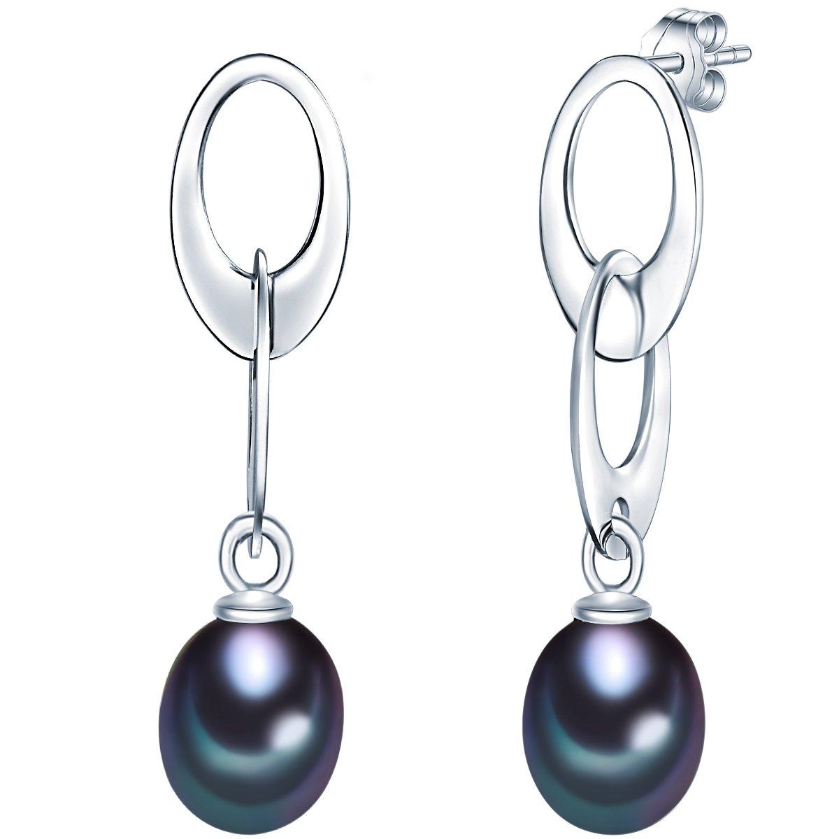 Perlen-ohrstecker Damen Silber 25mm von Valero Pearls