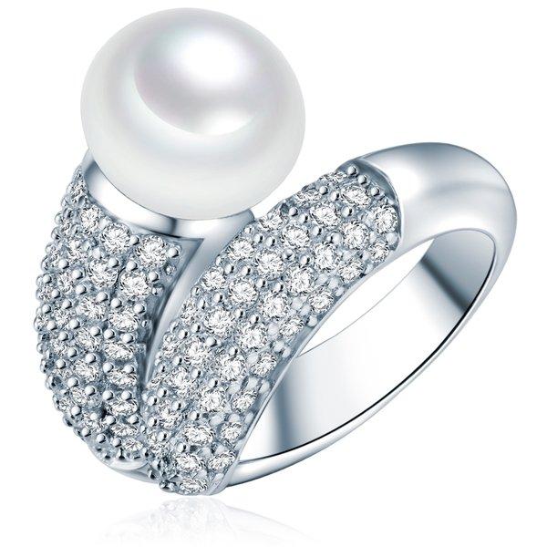 Perlen-ring Damen Silber 54 von Valero Pearls