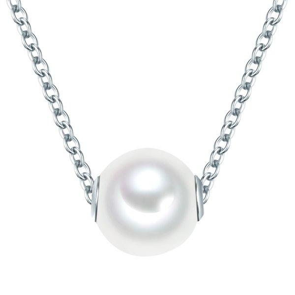 Halskette Damen Silber 42cm von Valero Pearls