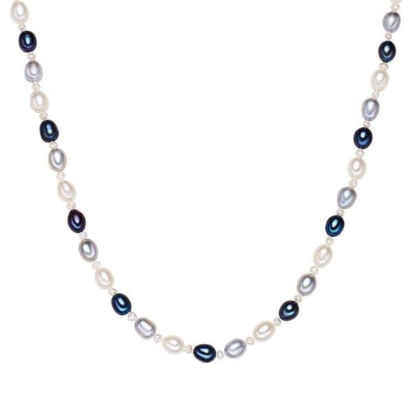 Perlen-kette Damen Multicolor 43cm von Valero Pearls