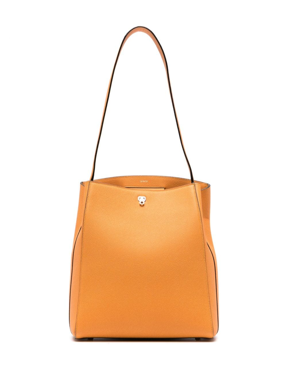 Valextra Brera contrast-trim leather shoulder bag - Orange von Valextra