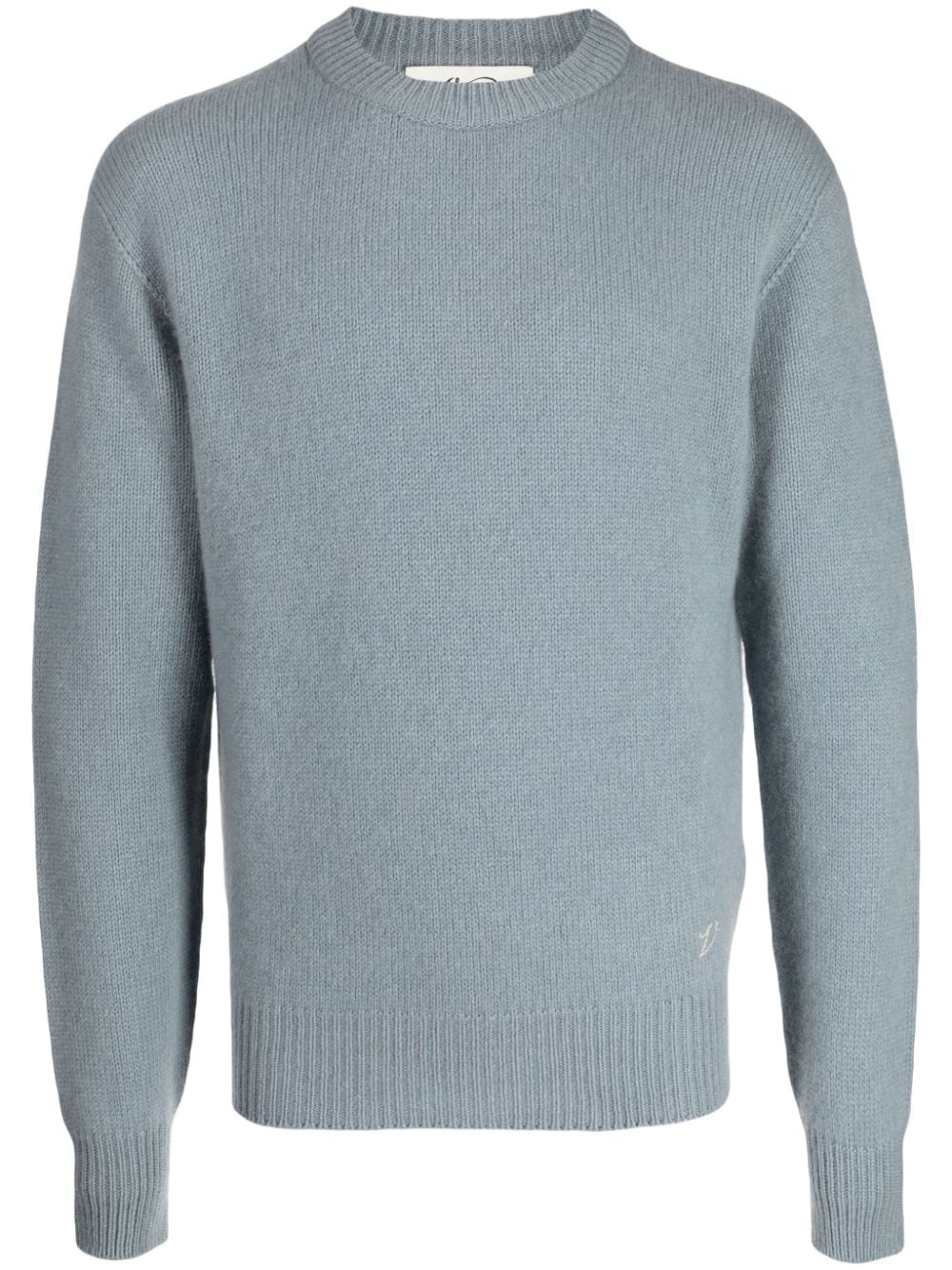 Valstar logo-embroidered cashmere jumper - Blue von Valstar