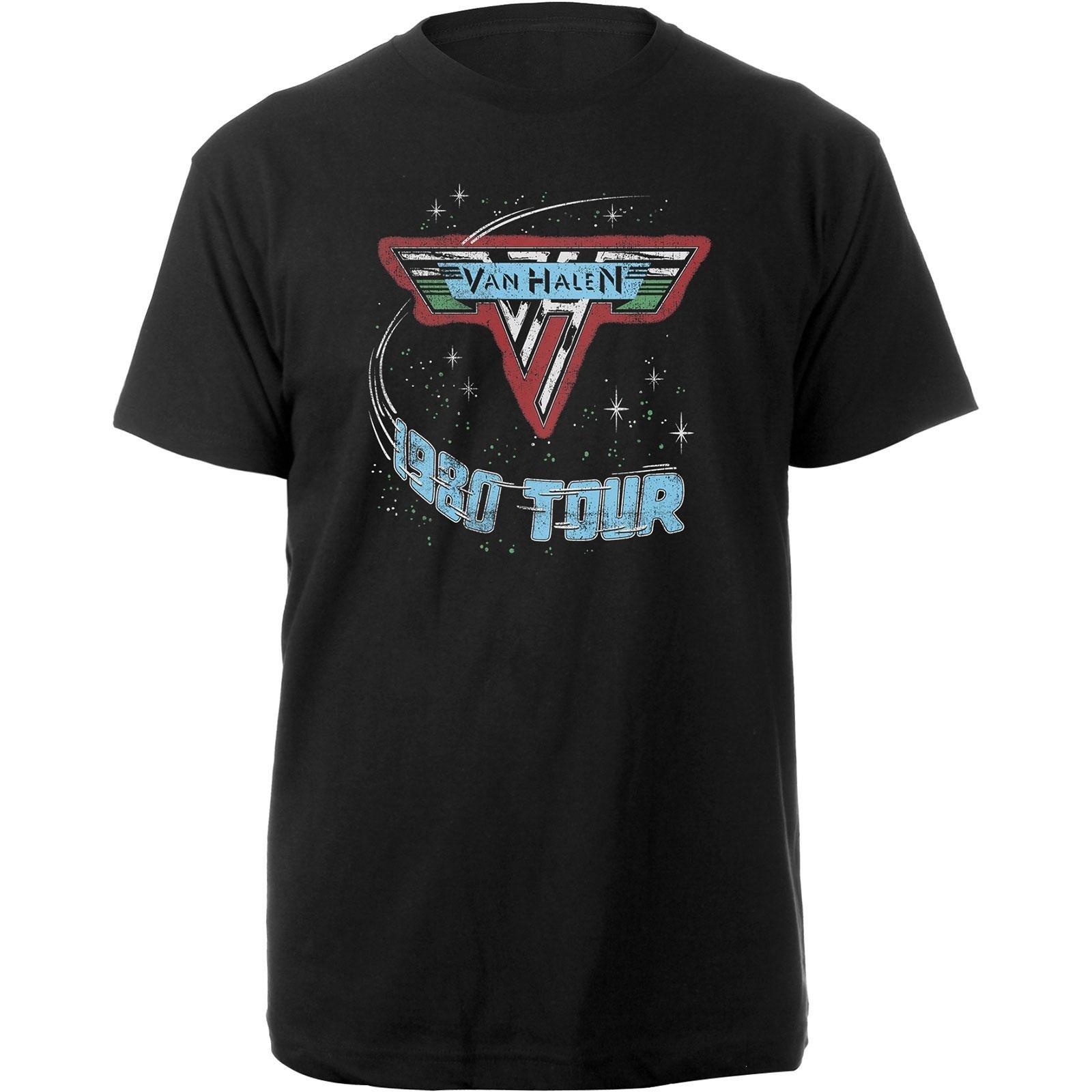 1980 Tour Tshirt Damen Schwarz L von Van Halen