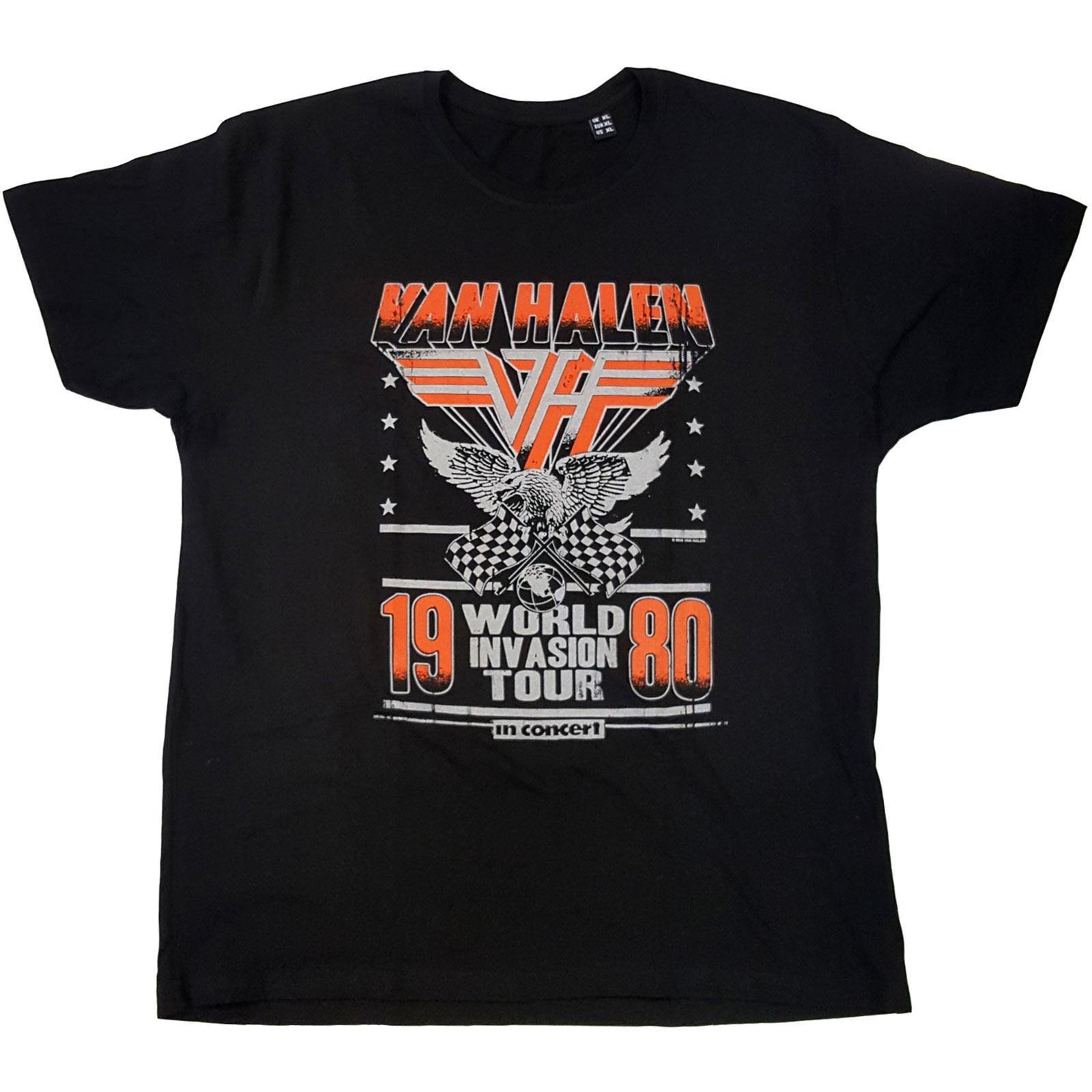 Invasion Tour '80 Tshirt Damen Schwarz M von Van Halen