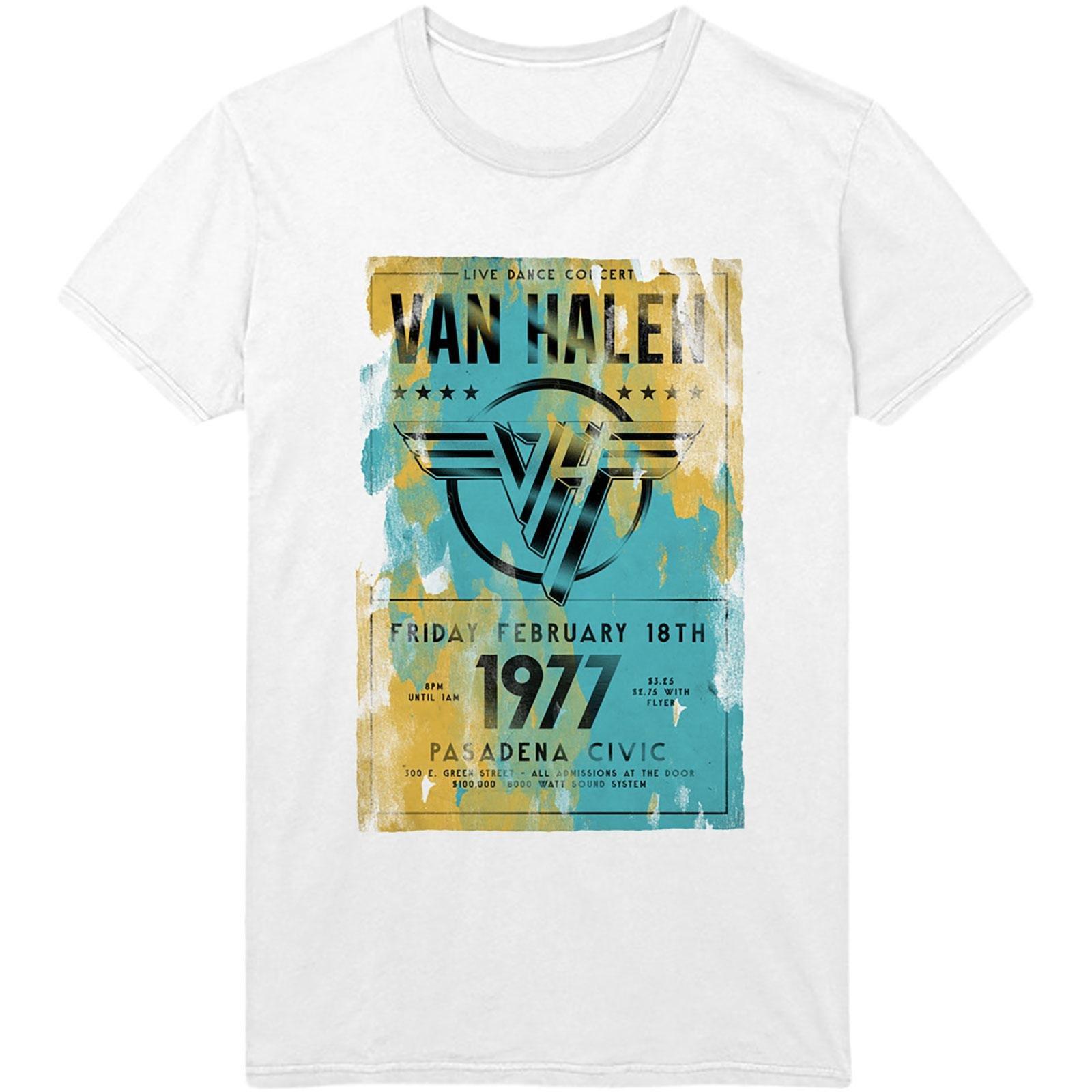 Pasadena '77 Tshirt Damen Weiss M von Van Halen