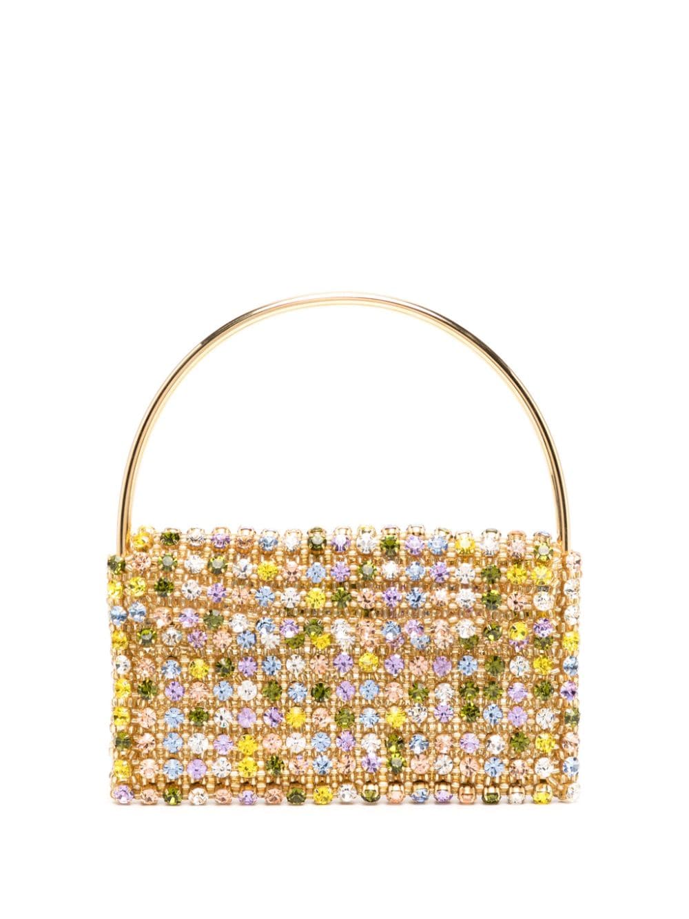 Vanina Les Nuances crystal-embellished mini bag - Gold von Vanina