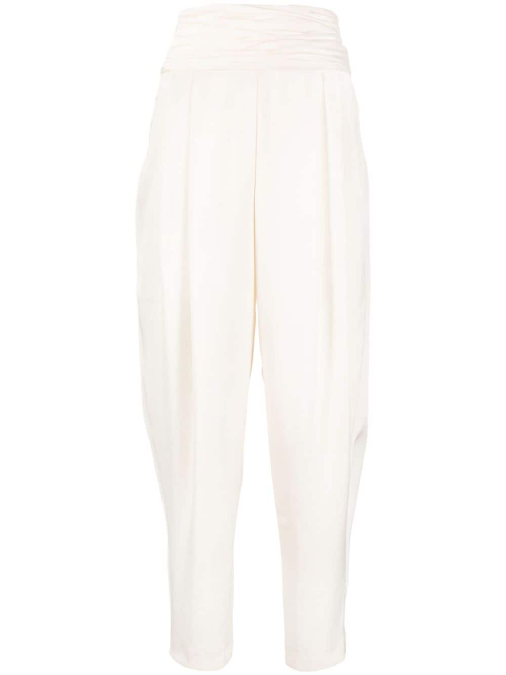 Vanina The Papillon cropped trousers - White von Vanina