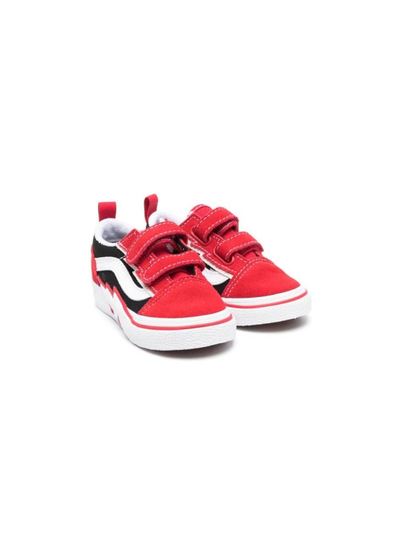 Vans Kids Old Skool touch-strap sneakers - Red von Vans Kids