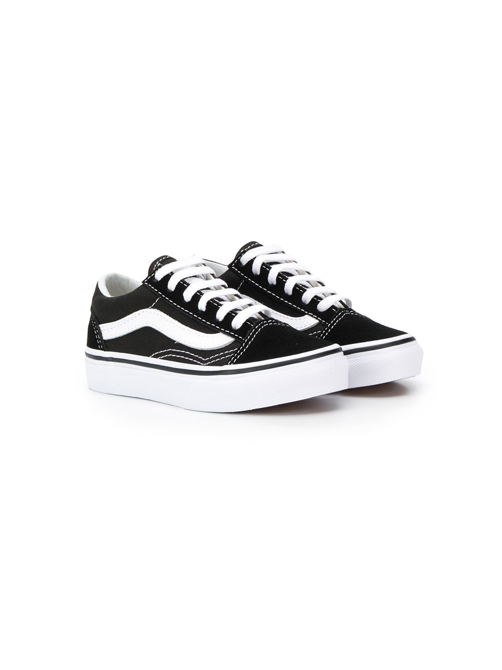 Vans Kids flat lace-up sneakers - Black von Vans Kids