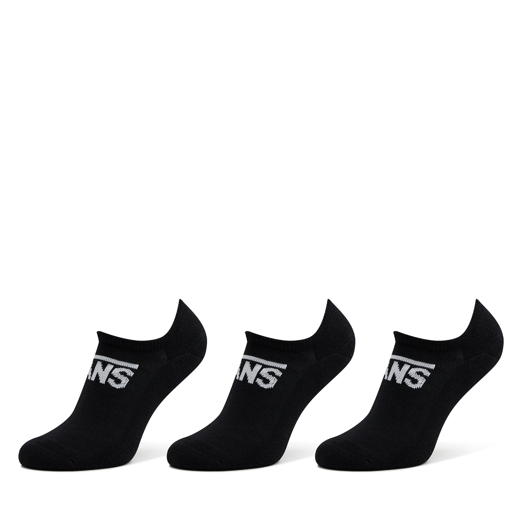 3er-Set Herren Sneakersocken Vans Classic Kick VN000F0ZBLK1 Black von Vans