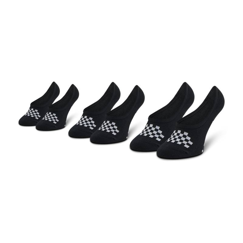 3er-Set Kinder Sneakersocken Vans Classic Canoodle VN0A48HCY281 Black/White von Vans