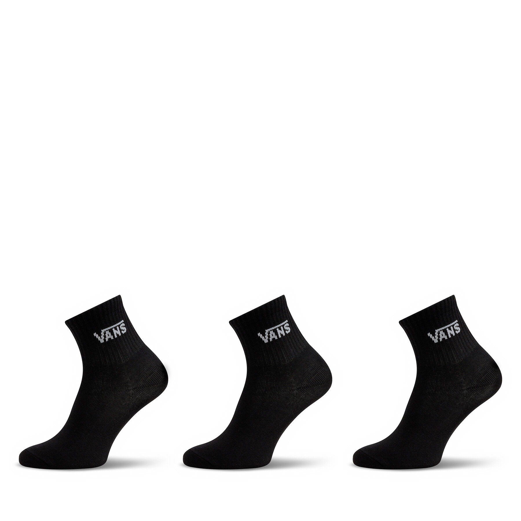 3er-Set hohe Damensocken Vans Classic Half Crew Sock VN00073EBLK1 Black von Vans