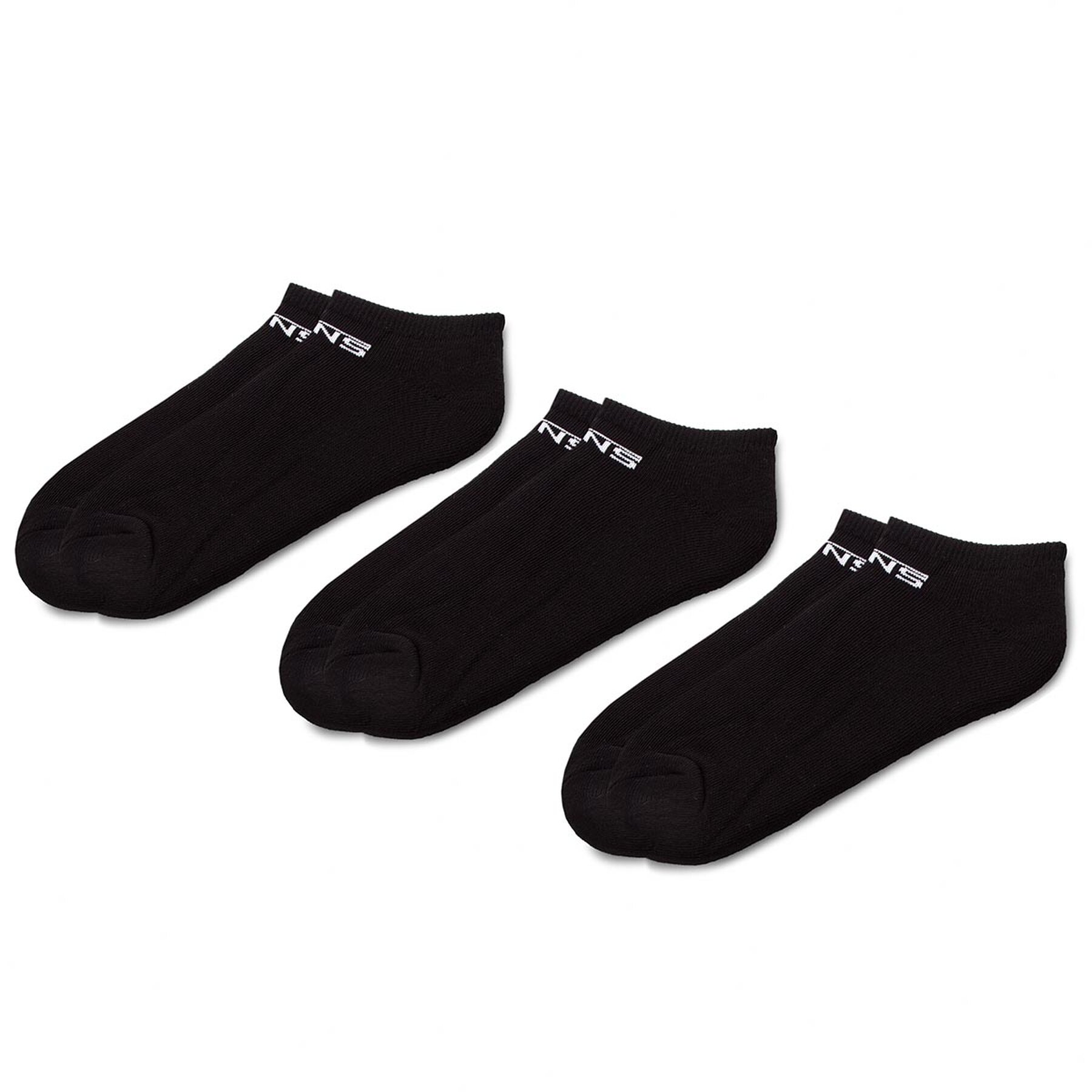 3er-Set niedrige Herrensocken Vans Classic Kick VN000XSXBLK Black von Vans