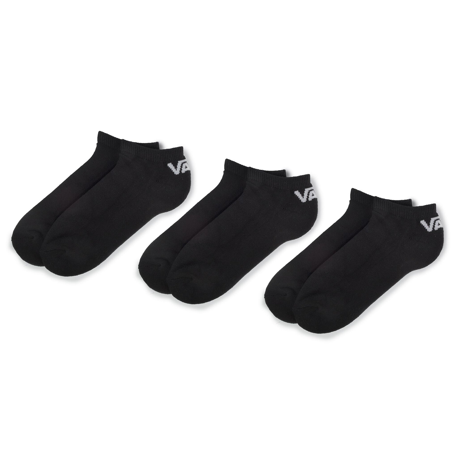 3er-Set niedrige Herrensocken Vans Classic Low VN000XS8BLK Black von Vans