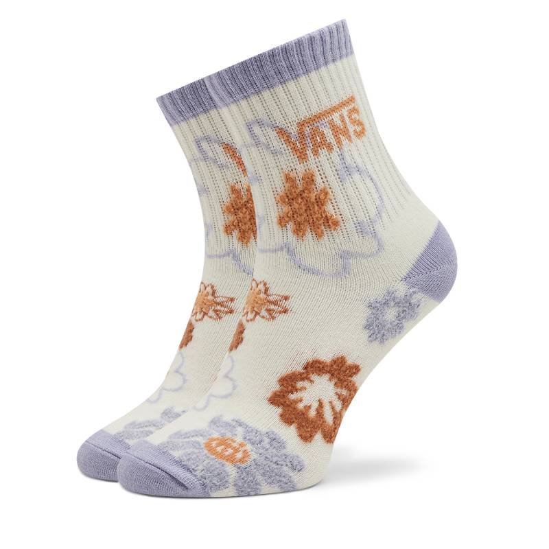 Hohe Damensocken Vans Summer Bloom Crew VN000GMH7VJ1 Natural von Vans