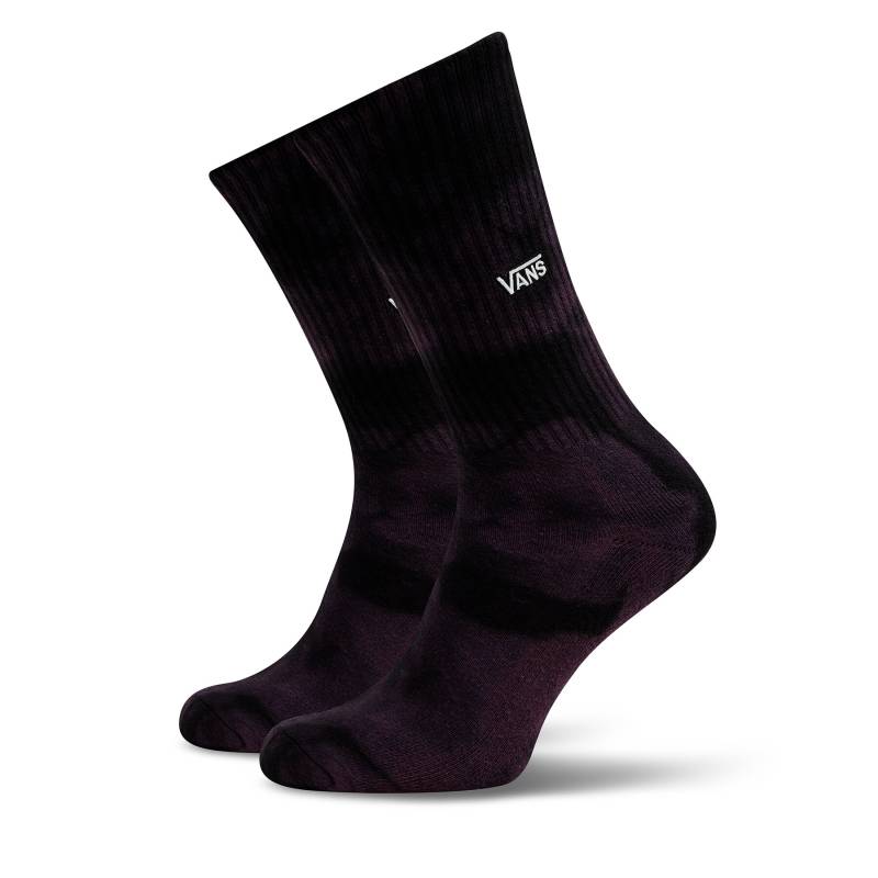 Hohe Herrensocken Vans Seasonal Tie Dye Crew Ii VN000678CHJ1 Blackberry Wine von Vans