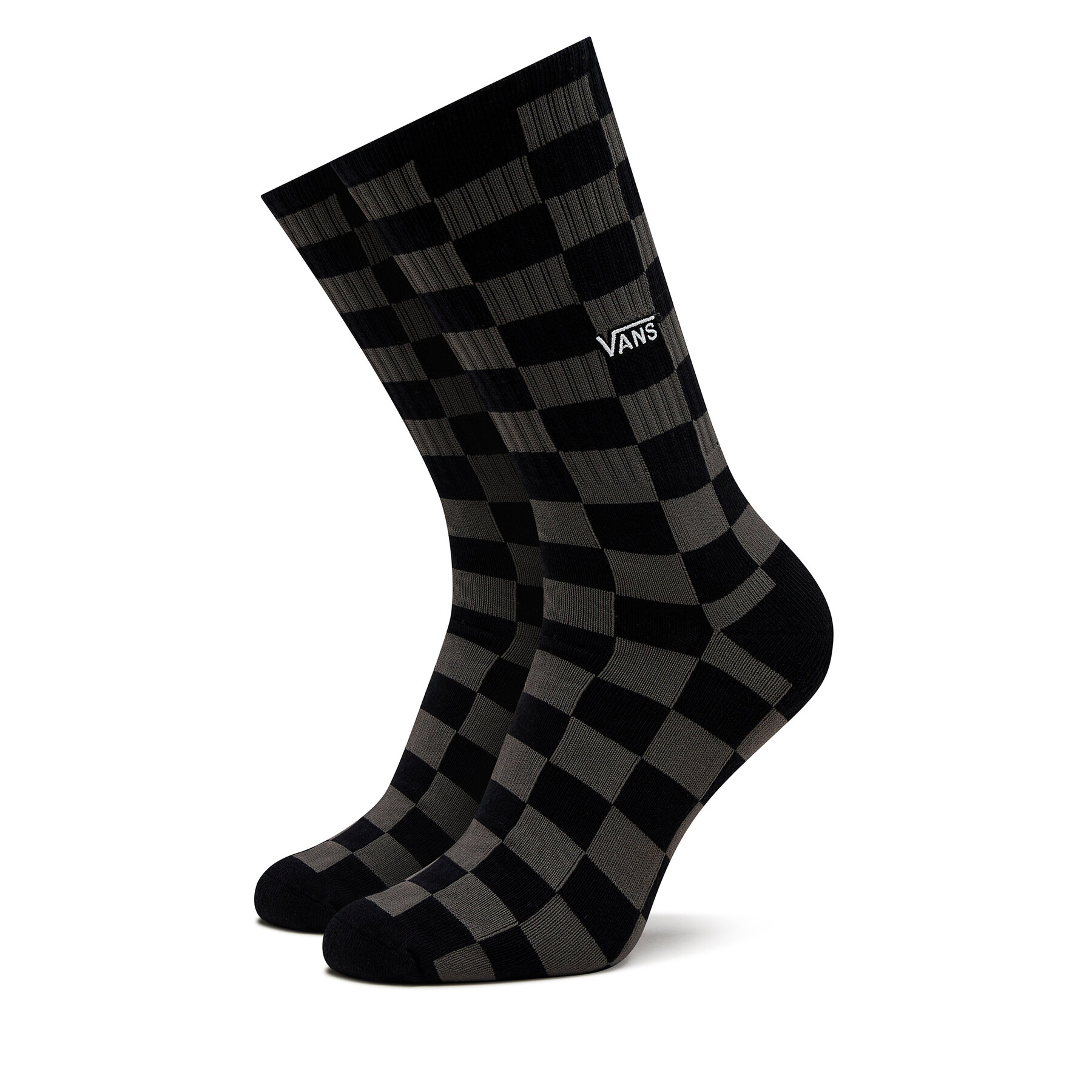 Hohe Unisex-Socken Vans Checkerboard Crew VN0A3H3NBA5 r.38,5/42 Black/Charco von Vans