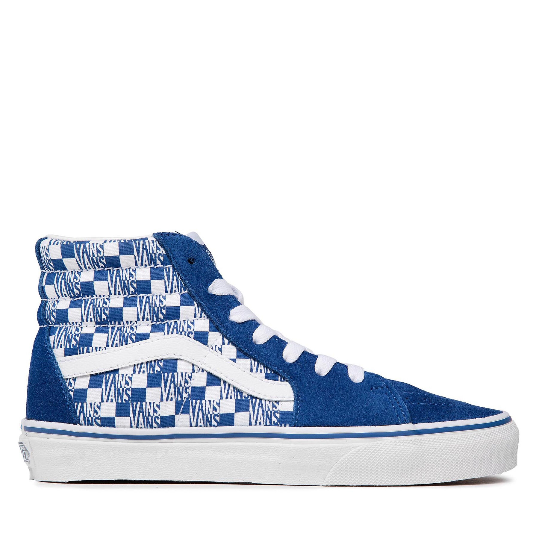 Sneakers Vans Sk8-Hi VN000D5F9AO1 (Vans Chkrbrd)Trbl/Trwht von Vans