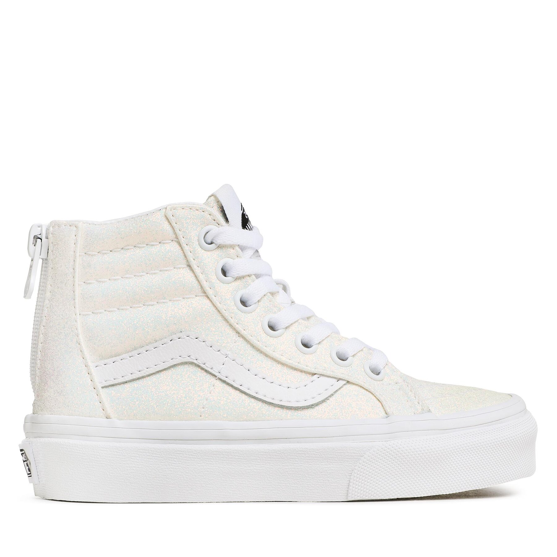 Sneakers Vans Sk8-Hi Zip VN0005VSWHT1 Glitter White von Vans