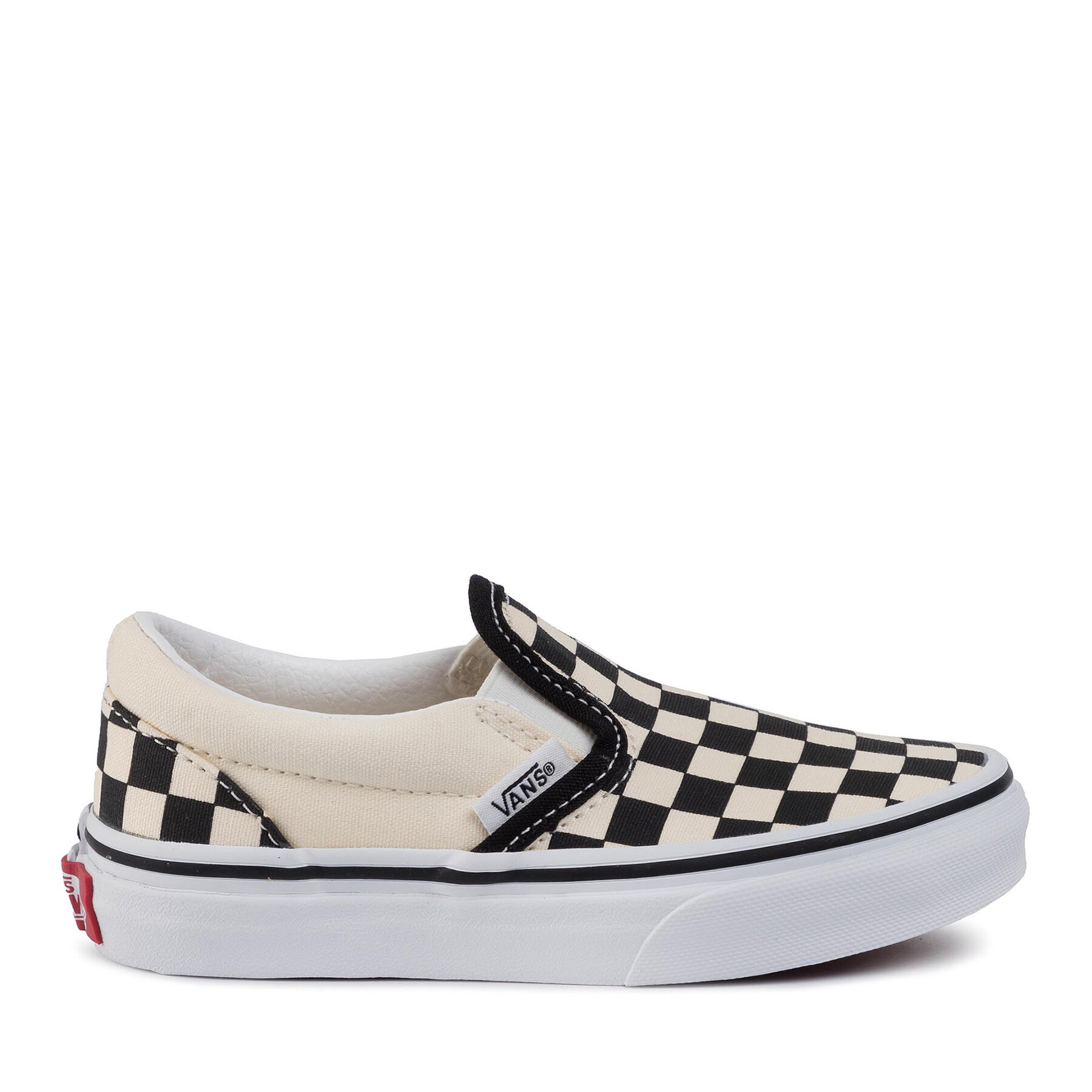 Sneakers aus Stoff Vans Classic Slip-On VN000ZBUEO11 (Checkerboard) Black/Wht von Vans