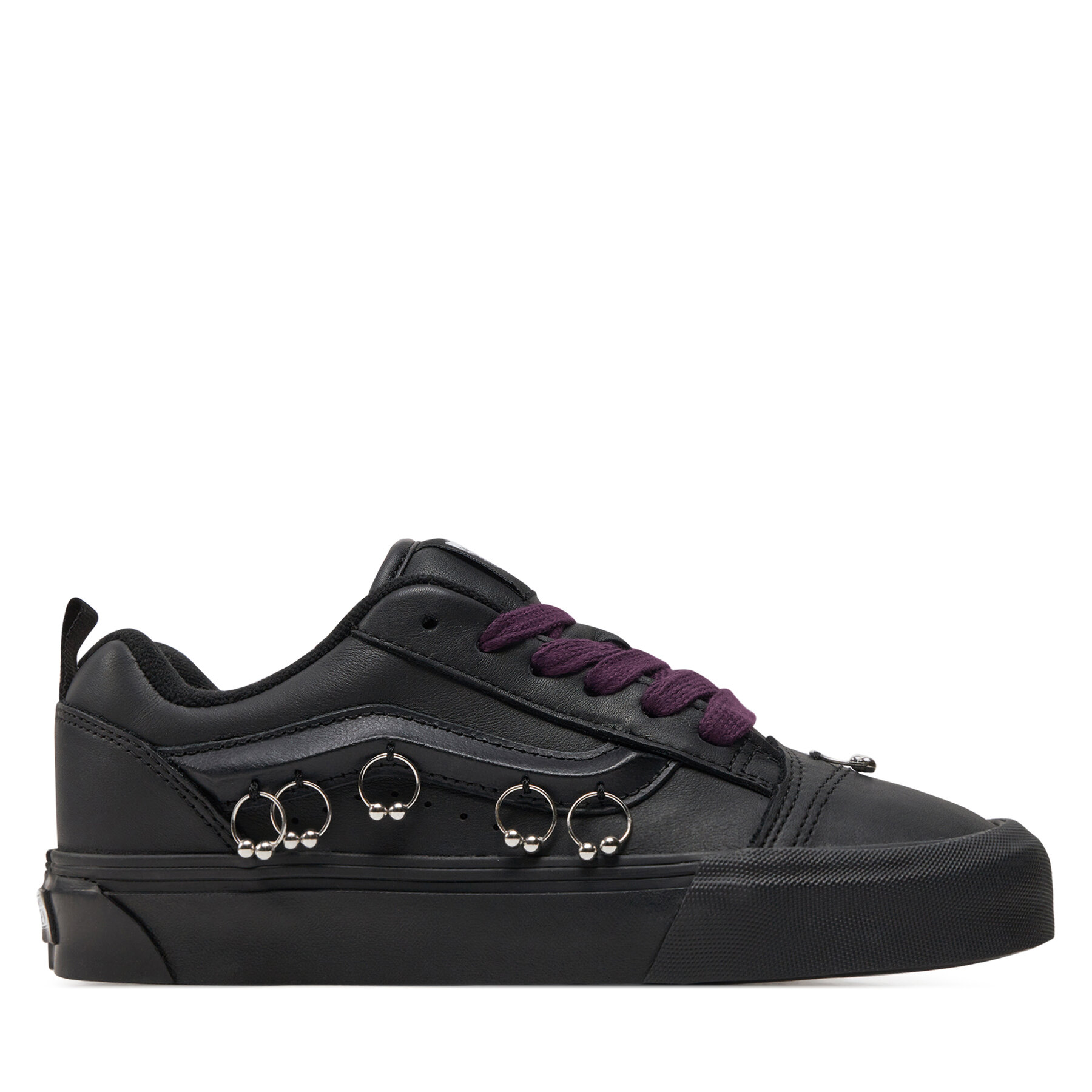 Sneakers aus Stoff Vans Knu Skool VN000CS0BKA1 Black/Black von Vans