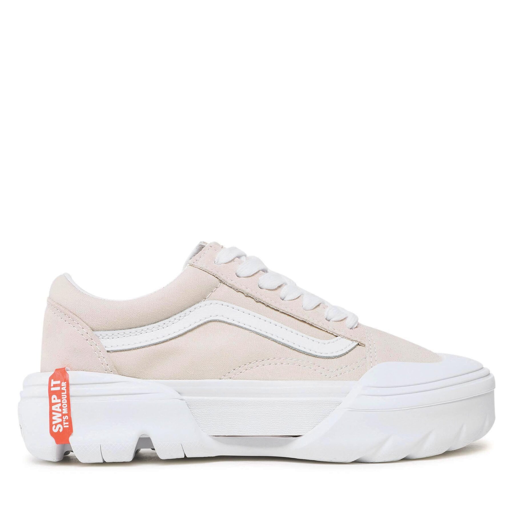 Sneakers aus Stoff Vans Old Skool Modular VN0007P18NL1 Turtledove/True White von Vans