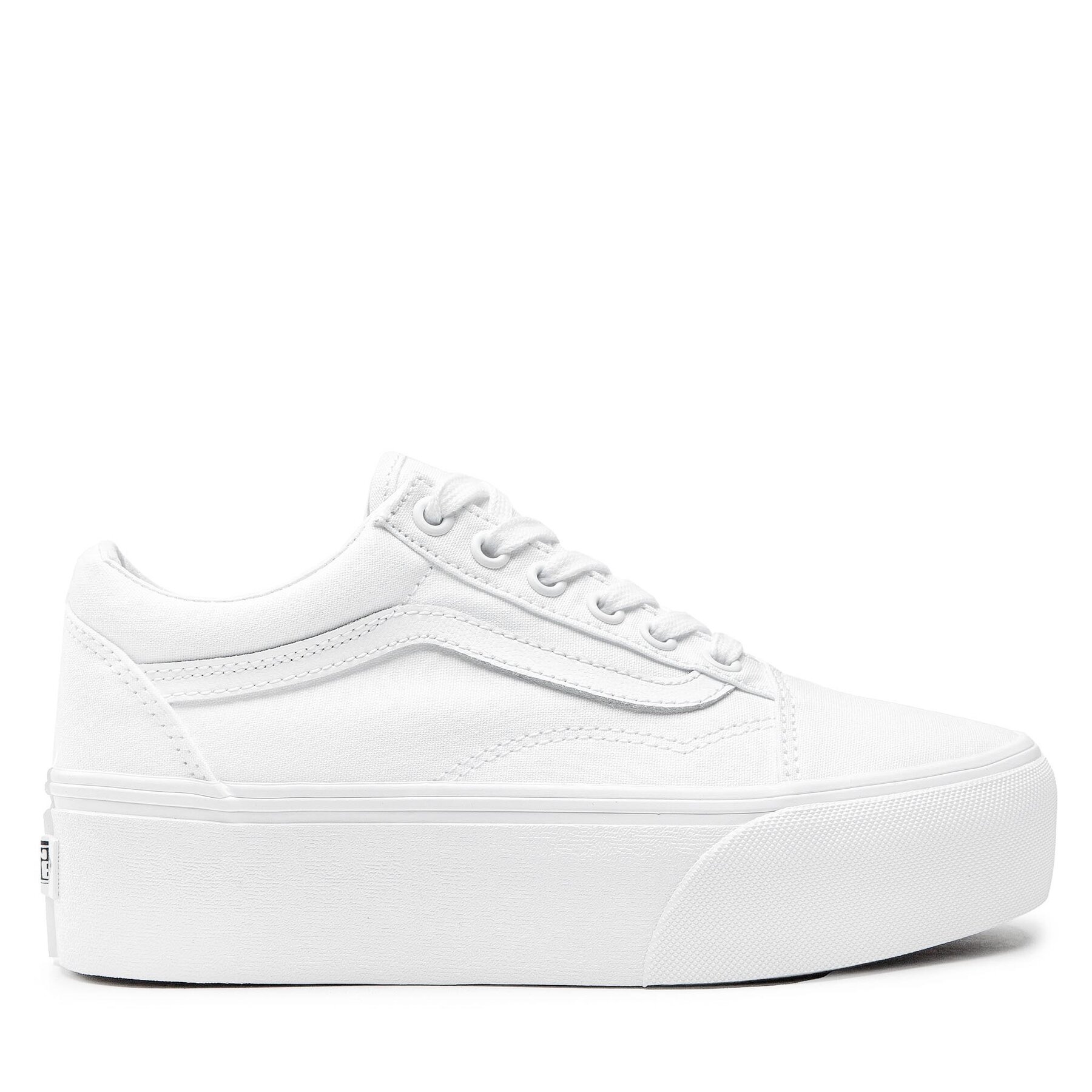 Sneakers aus Stoff Vans Old Skool Stacked VN0A7Q5MW001 True White von Vans