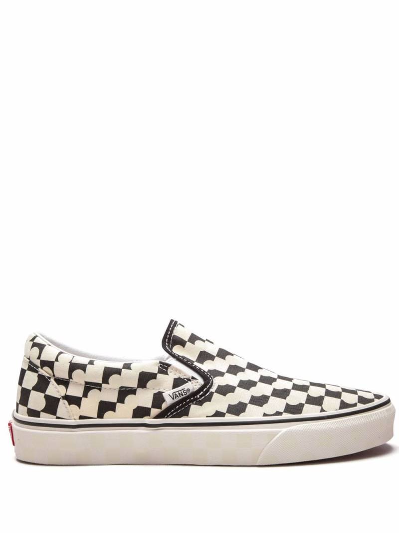 Vans slip-on "UV Ink Checkerboard" sneakers - White von Vans