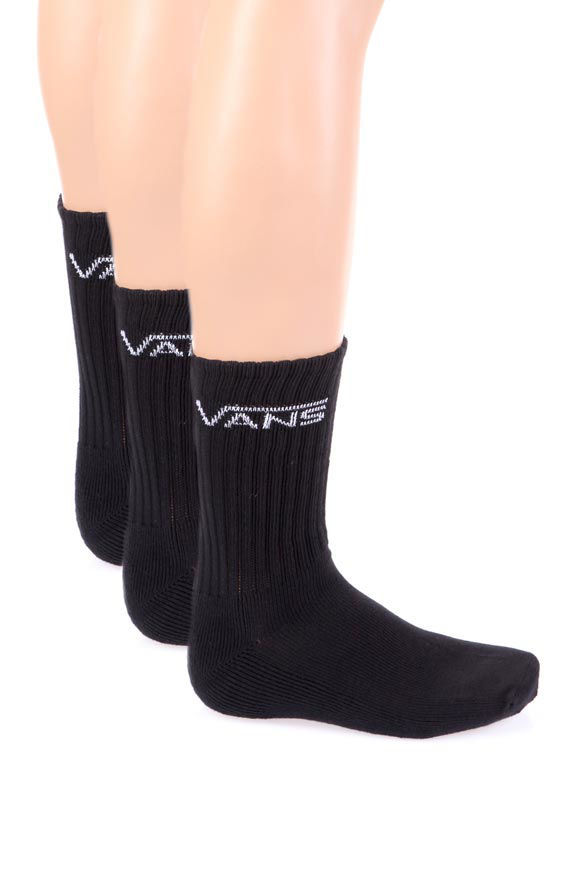 Vans Dreierpack Socken | Schwarz | Herren  | EU38.5-42 von Vans