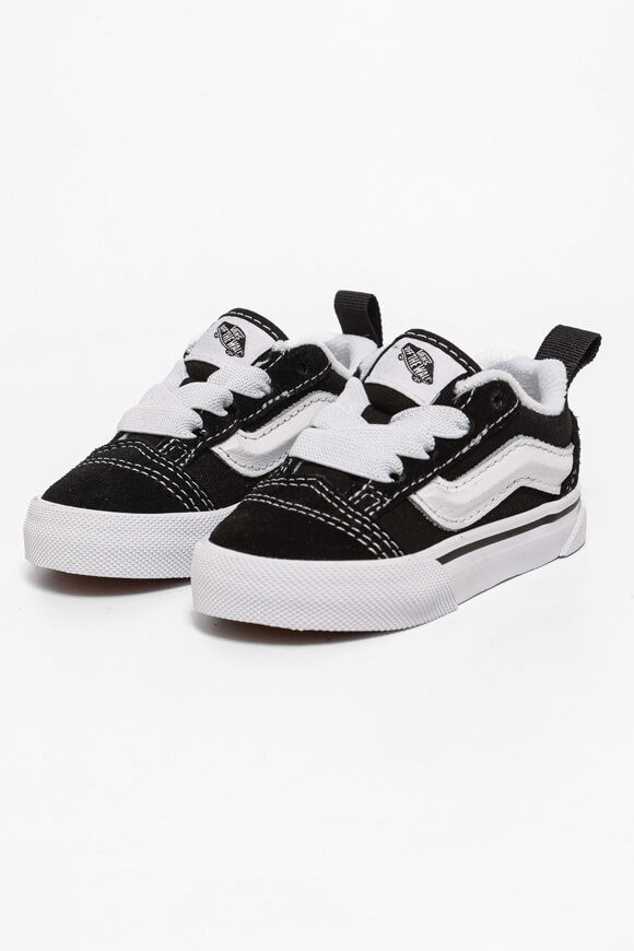 Vans Knu Skool Elastic Lace Baby Sneaker | Black + True White | Baby | EU23.5 Vans Knu Skool Elastic Lace Baby Sneaker | Black + True White | Baby | EU23.5 von Vans