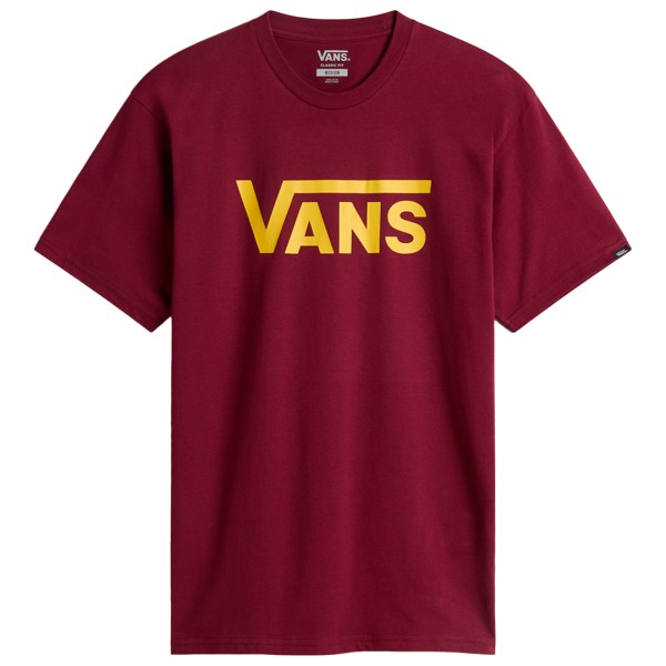 Vans - MN Vans Classic L/S - Longsleeve Gr S rot von Vans