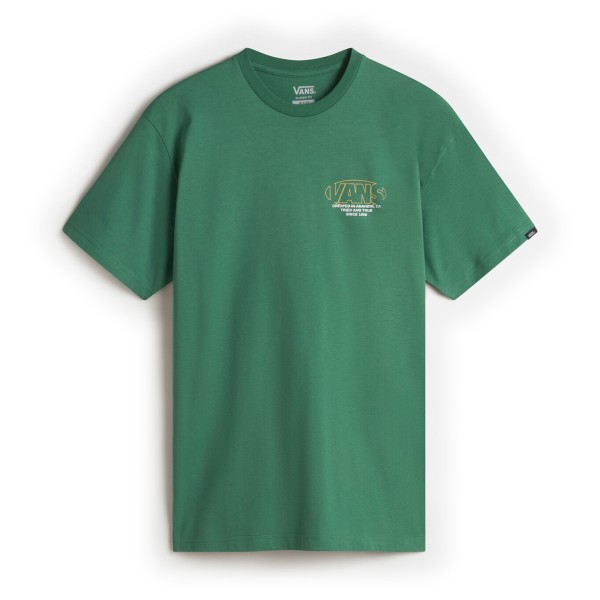 Vans - Major Type S/S - T-Shirt Gr L grün von Vans